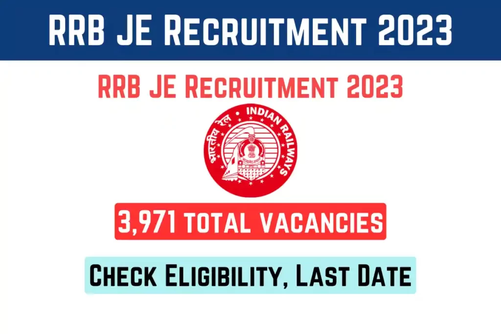 RRB JE Recruitment 2023