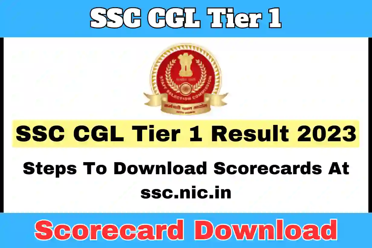 SSC CGL Tier 1 Result 2023