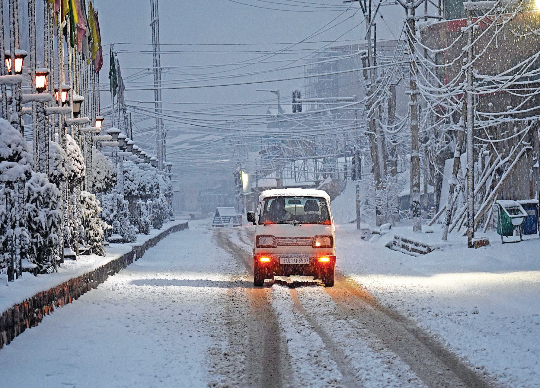 Snowfall Update for South Kashmir