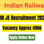 RRB JE Recruitment 2024