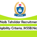 JKSSB Naib Tehsildar Recruitment 2024