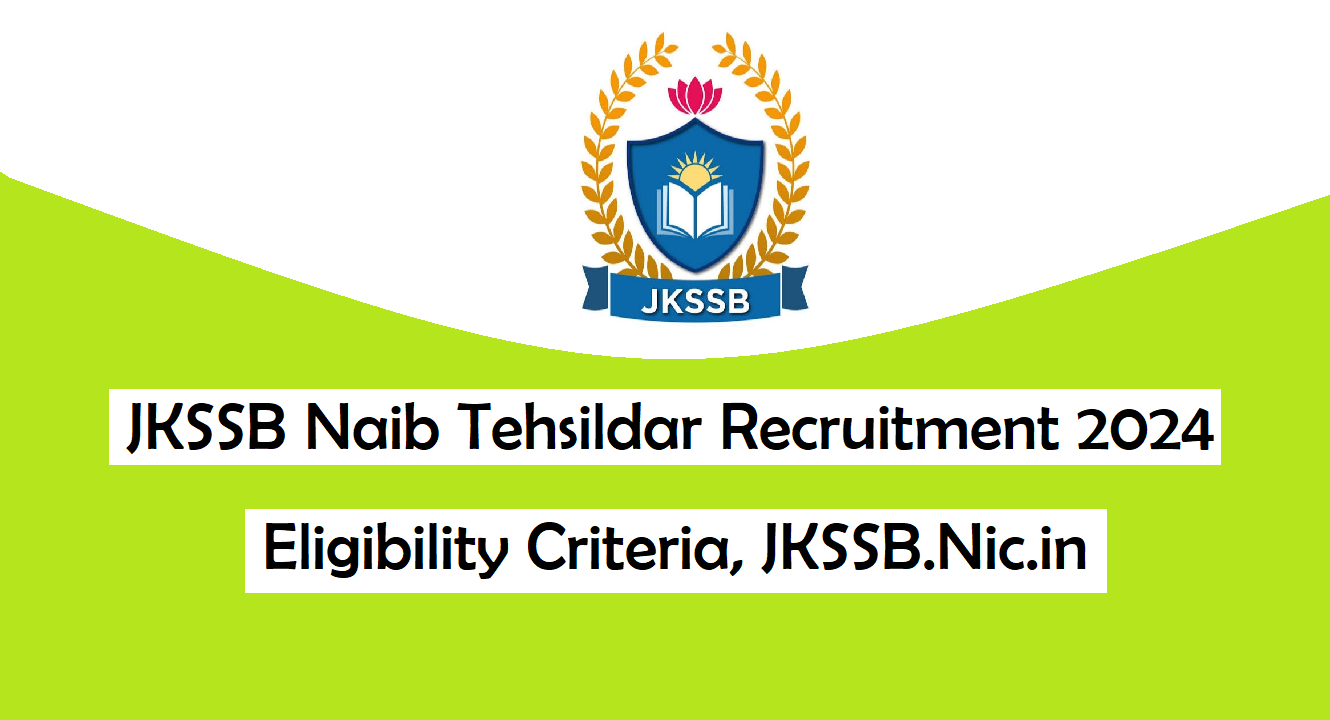 JKSSB Naib Tehsildar Recruitment 2024