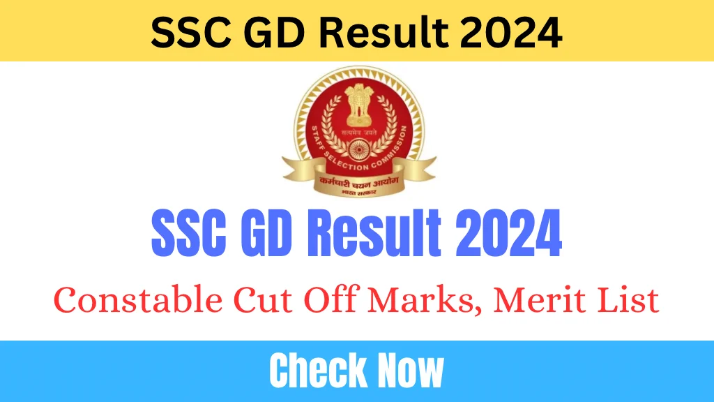 SSC GD Score Card 2024