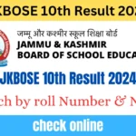 JKBOSE 10th Result 2024