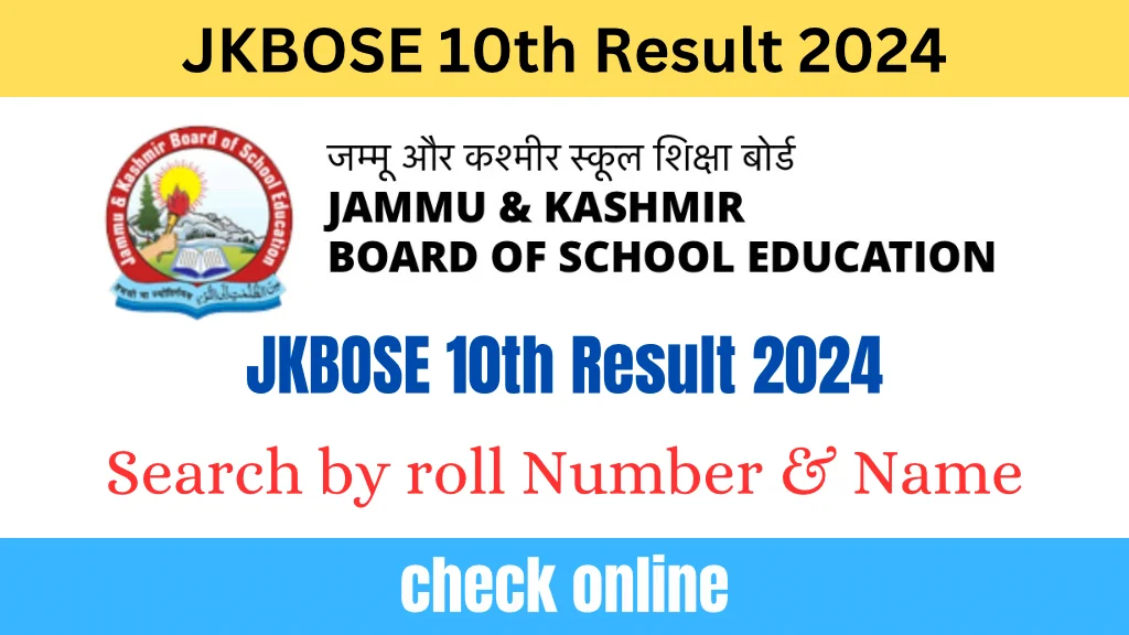 JKBOSE 10th Result 2024