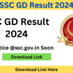 SSC GD Result 2024 Link