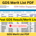 India Post GDS Merit List 2024