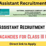 NICL Assistant Recruitment 2024